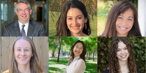 Collage of 6 CHBRP staff members